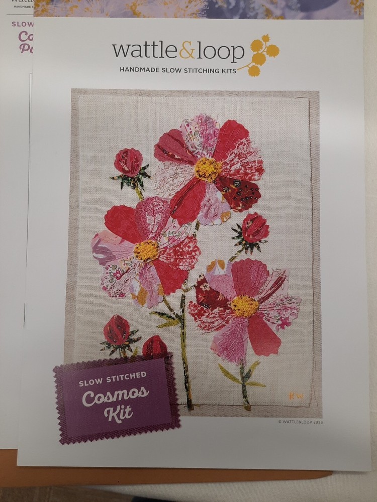 Gorgeous Wattle & Loop Handmade Slow Stitching Kit ~ Cosmos