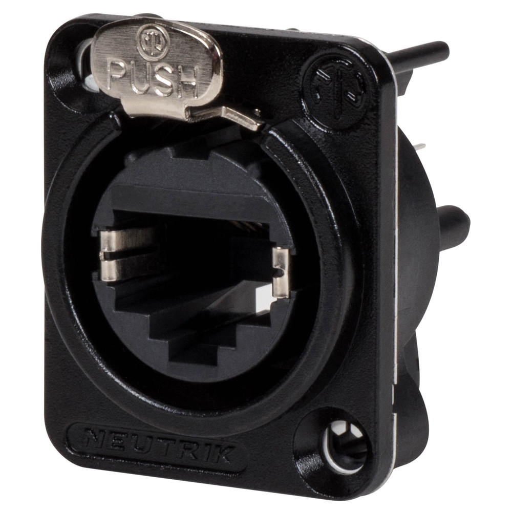 Neutrik NE8FDV-B etherCON RJ45 Connector Vertical PCB Mount