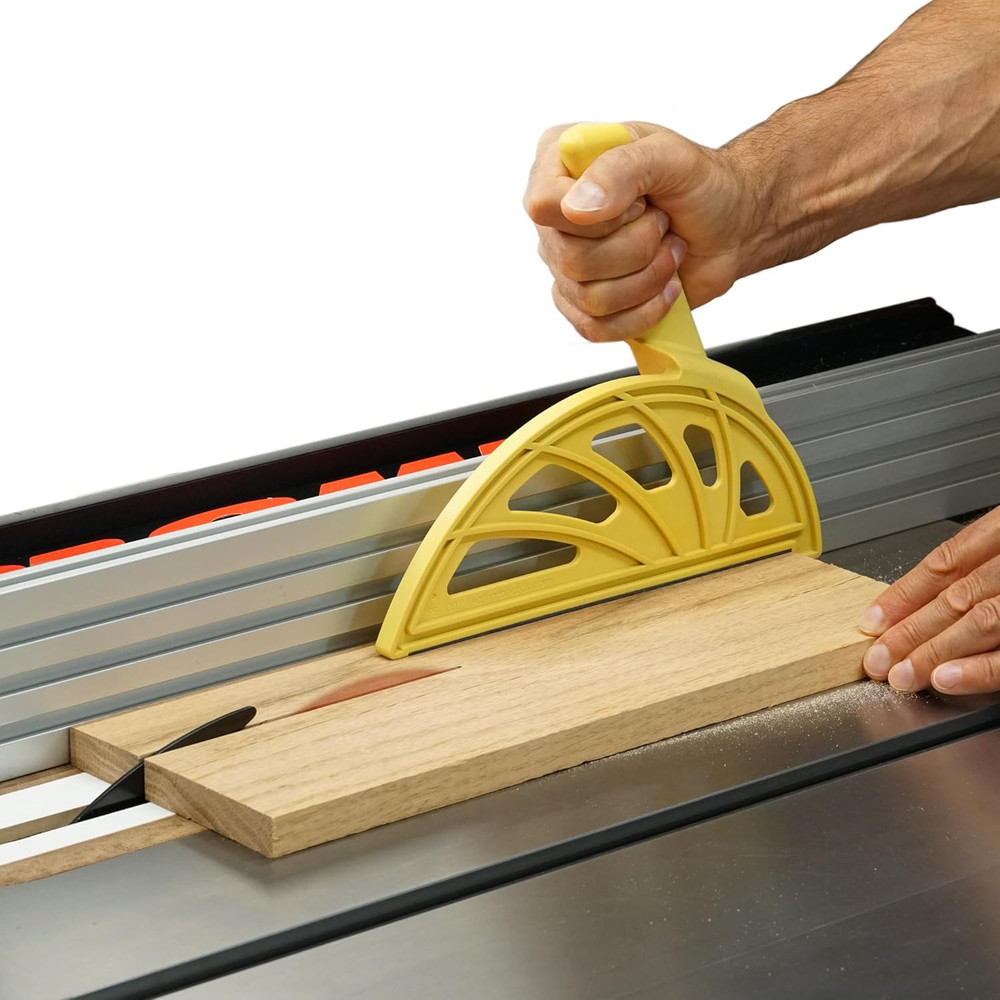 Push Block for Table Saws, Router Tables, and Jointers - Offset Handle Push Stic