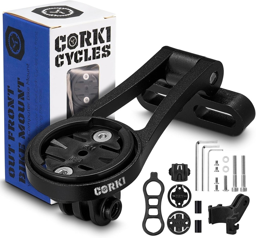 Cycles Adjustable Angle Out Front Stem Mounted Cycle Computer Bike Mount Comp...