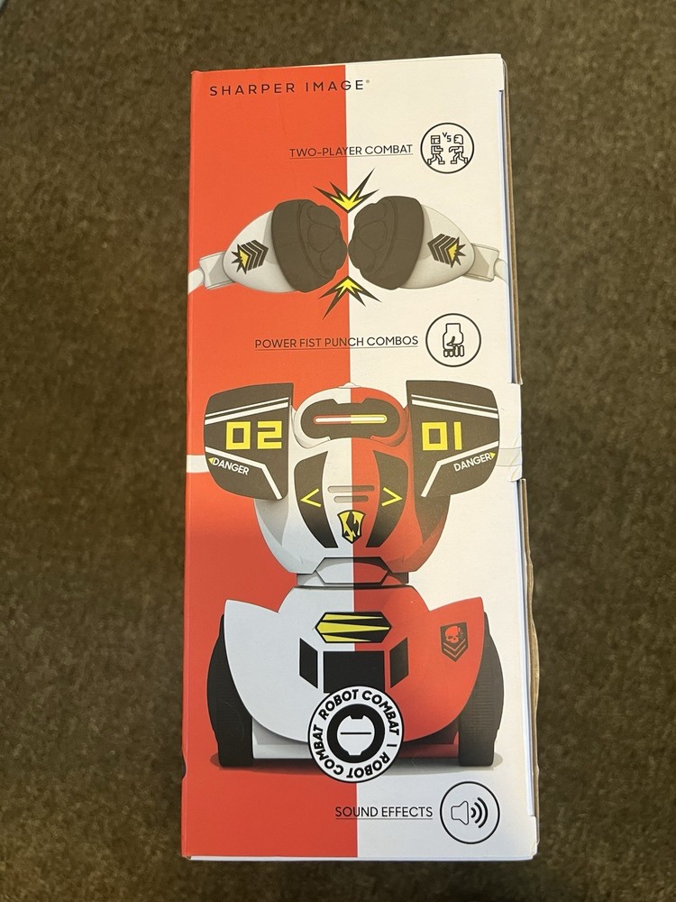 Sharper Image Robot Combat Remote Control Robot Fighting Set Two Player