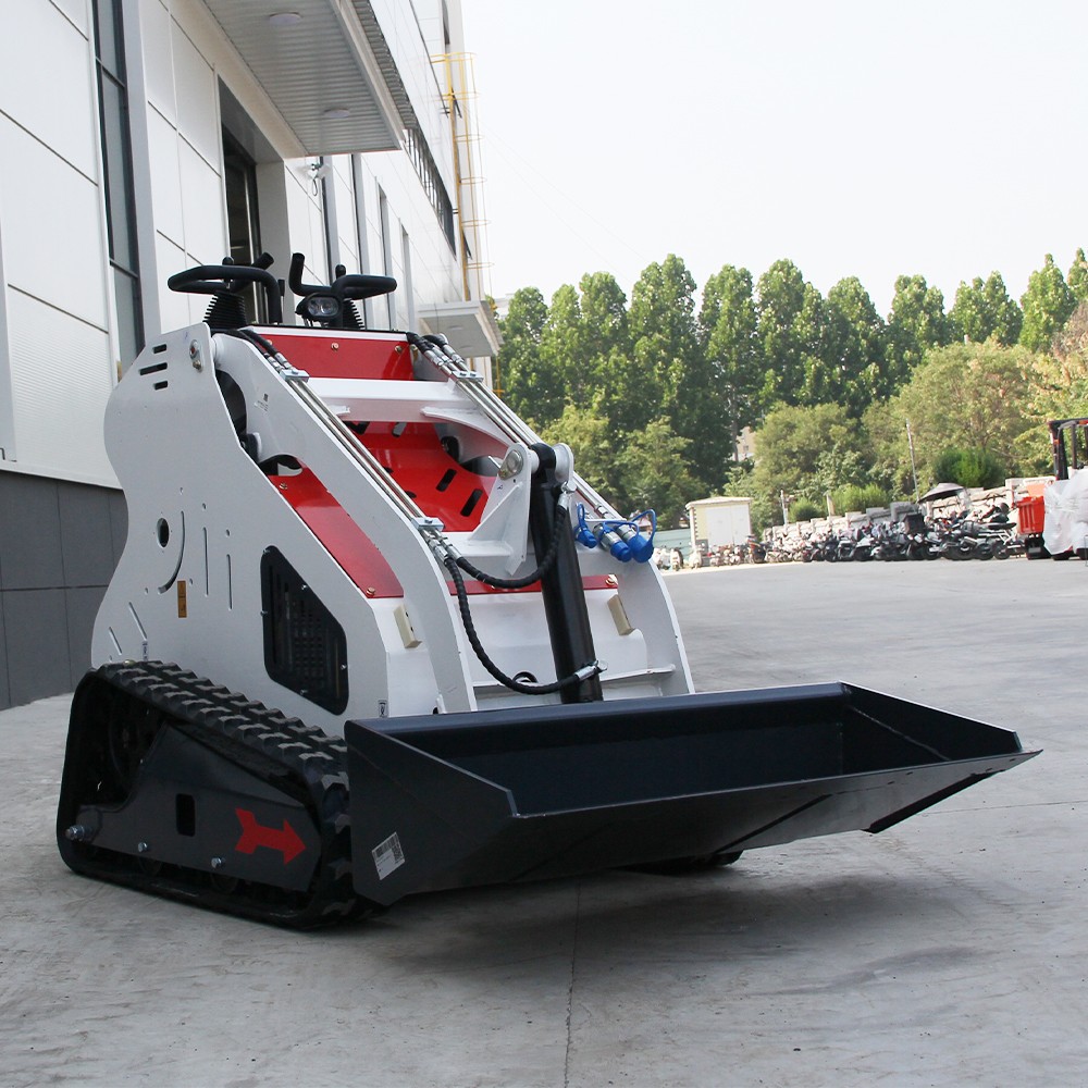 B&S Engine Mini Skid Steer Track Loader Crawler with 2 Attachments