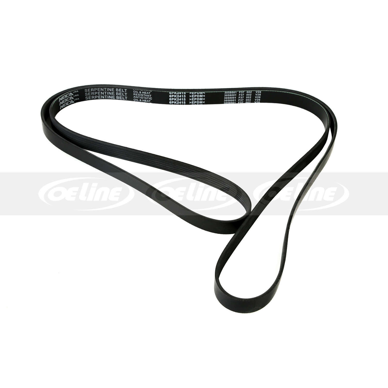 For Chevrolet GMC Audi Cadillac 4.3L 5.0L 5.7L EPDM Serpentine Belt 6PK2415