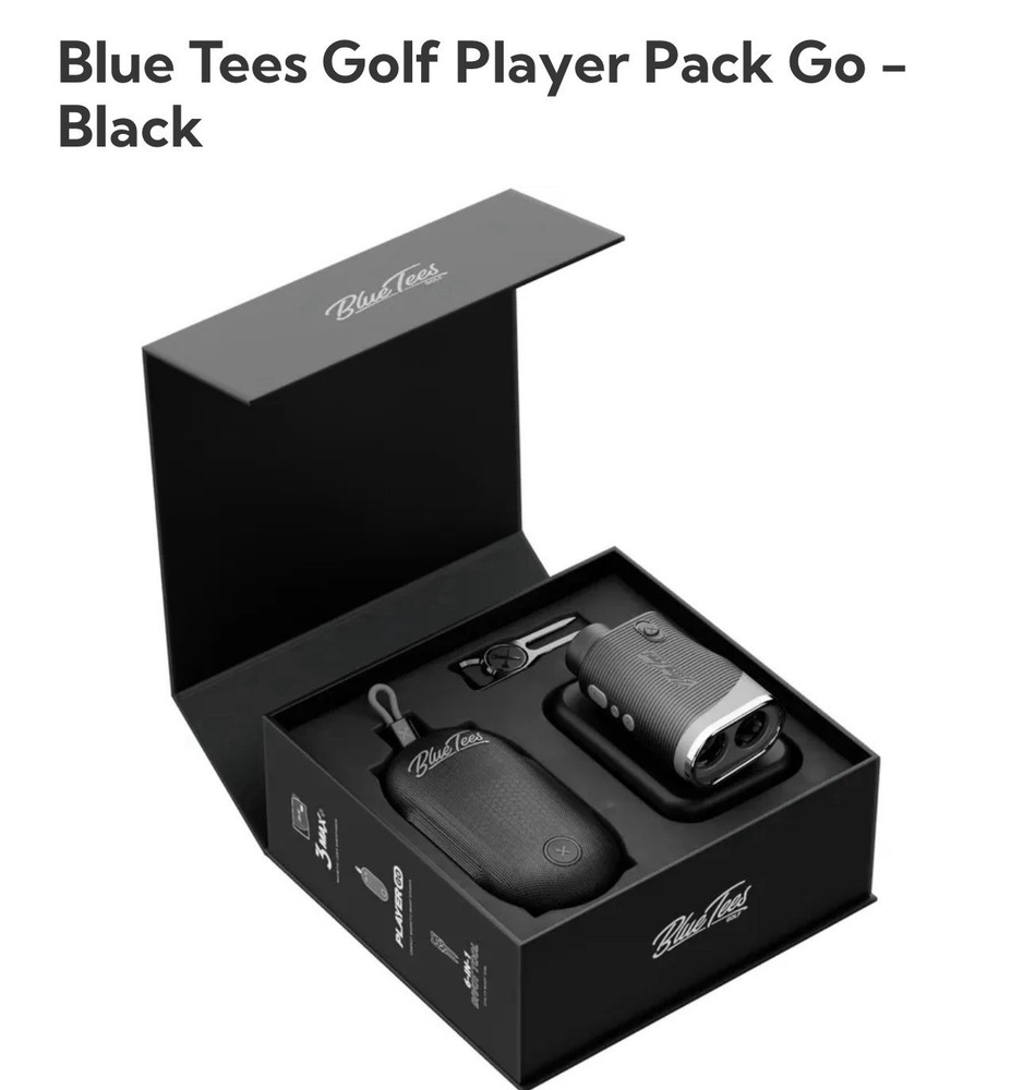 Blue Tees Golf Player Pack Go - Black