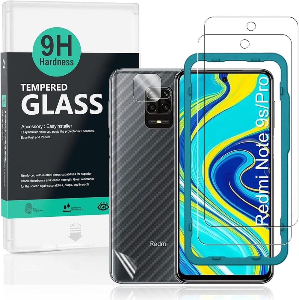 Screen Protector For Redmi Note 9S/9 Pro, with Tempered Glass, 1Pc