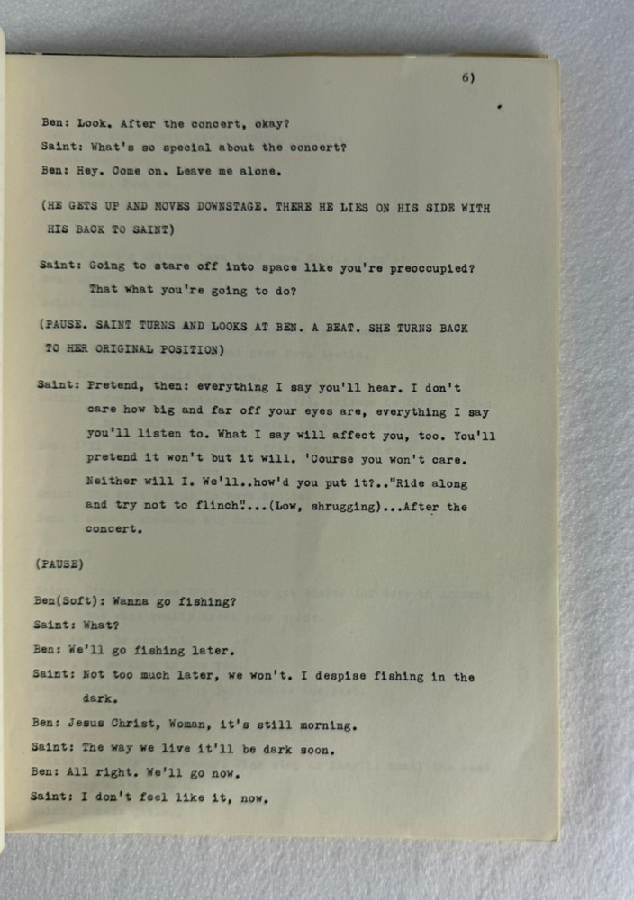 Once Upon a Time: A Play in Six Scenes by Barton L. Chamberlain (1976 Script)