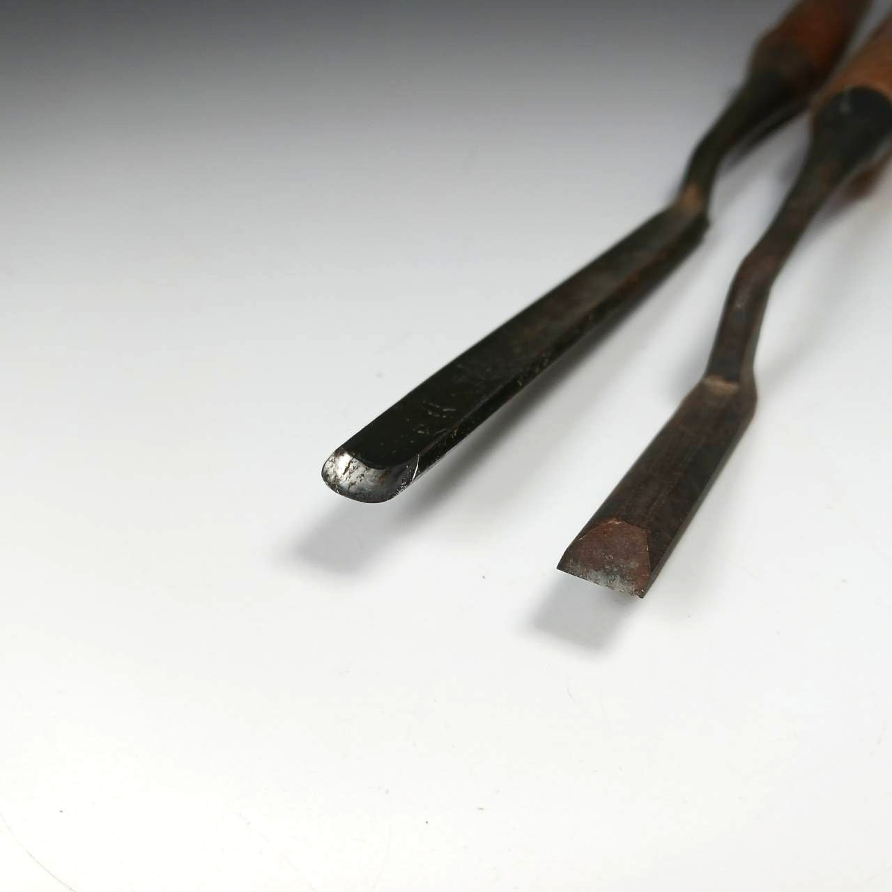 Japanese Nomi Chisel set of 4 KANE-SADA ┓定 etc. 9-30mm Chisels Japan / AI1812T