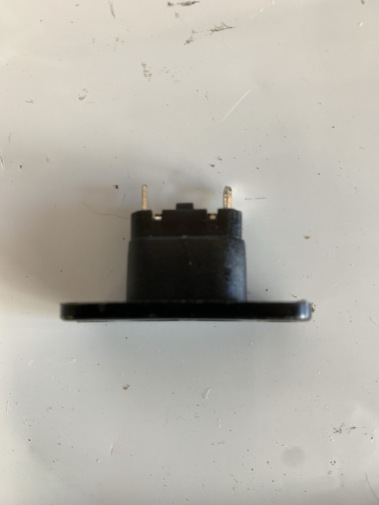Panel mount plug adapter AC 25 A 250 bolts