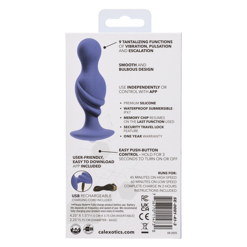 Calexotics Rechargeable Connect Advanced Probe Anal Plug