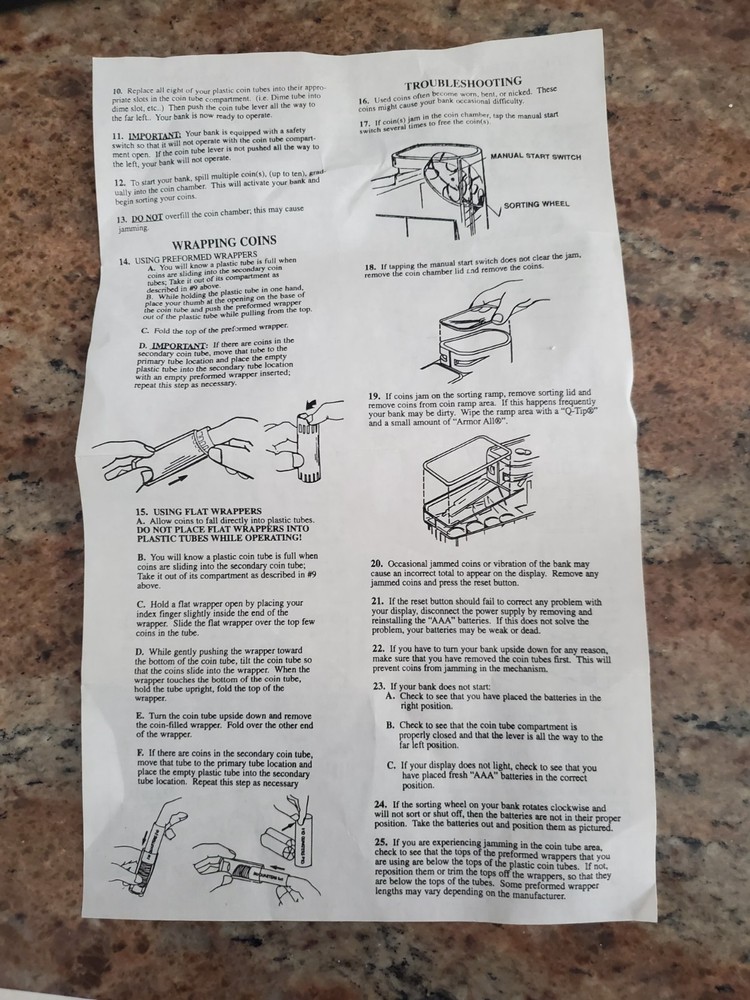 Electronic Coin Sorter- Power Wrapper