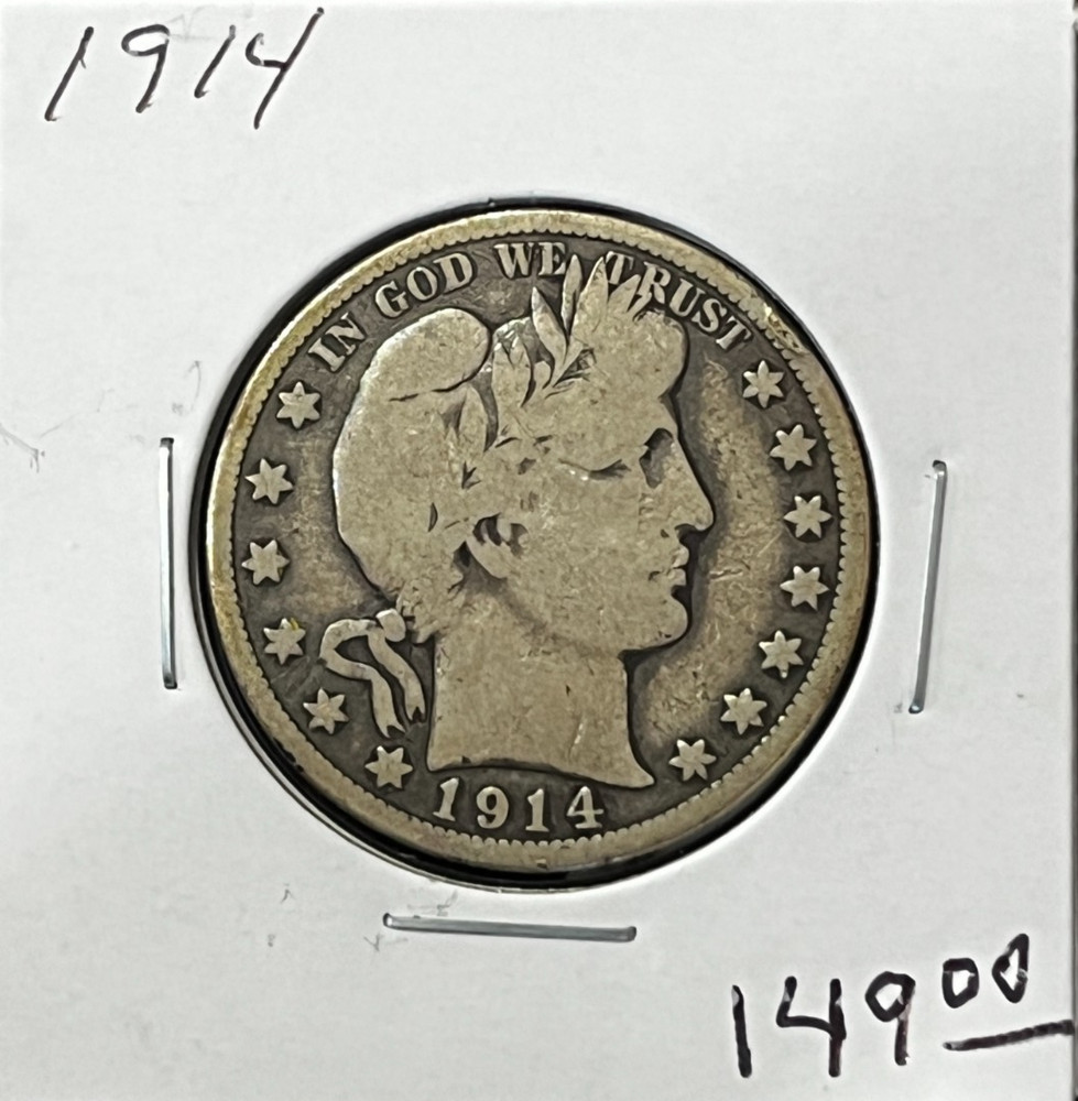 1914 Barber Half Dollar - Better Grade -