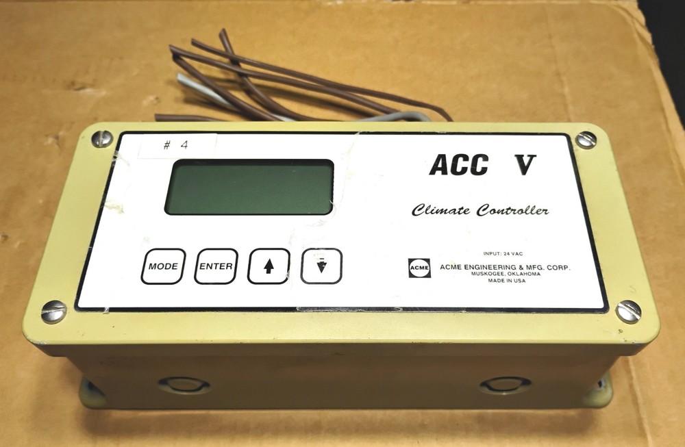 Acme Engineering & Mfg Corp. Input ac 24v 24vac Climate Controller ACC V Control