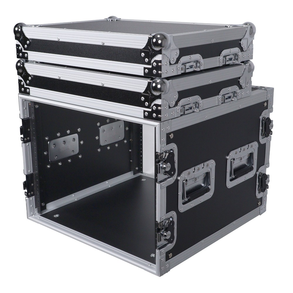 prox 8 Space Rack Road Case 19" deep DJ ATA Flight Case