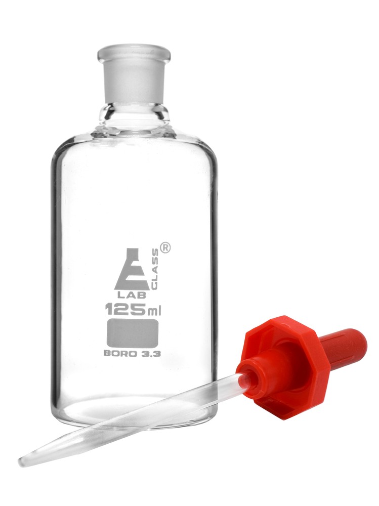 Dropping Bottle, 125ml (4.2oz) - Borosilicate Glass - Eisco Labs