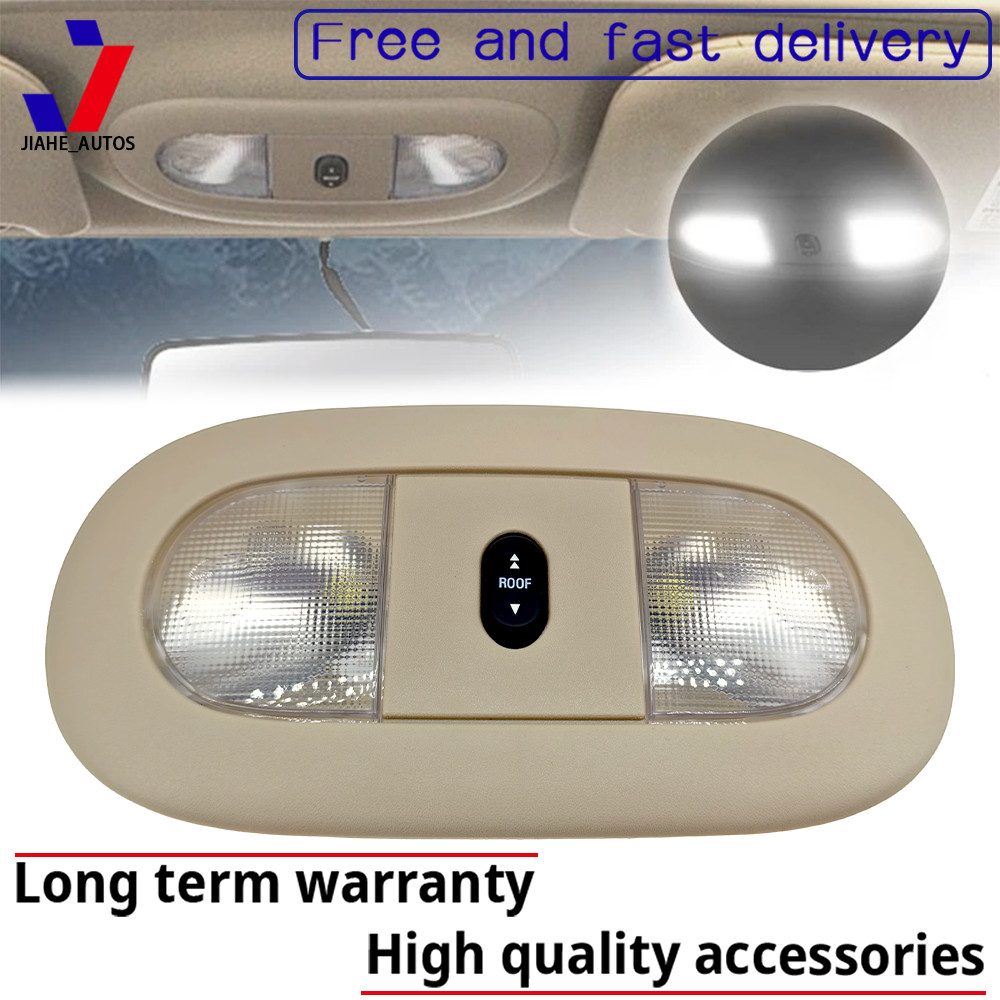 8C3Z25519A70AA Grey For Ford F250 350 Overhead Console LED Light Sunroof Switch