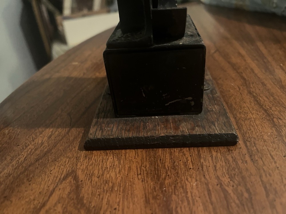 Antique Pencil Sharpener Hand-Crank with Drawer