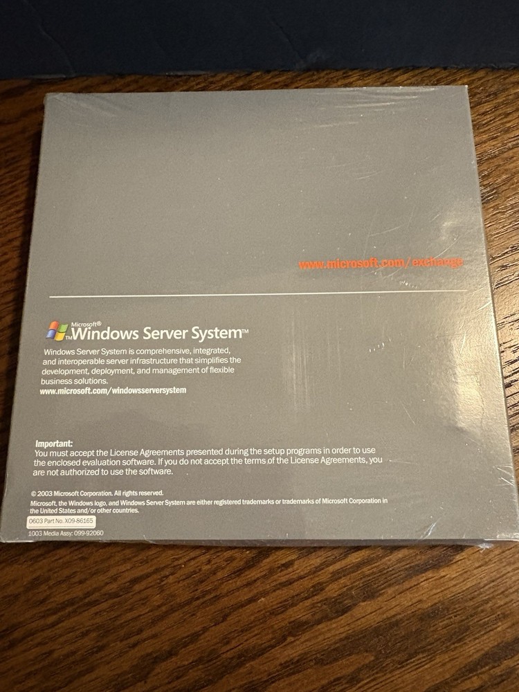 NEW Windows Small Business Server 2003 Premium Edition Evaluation Kit Sealed