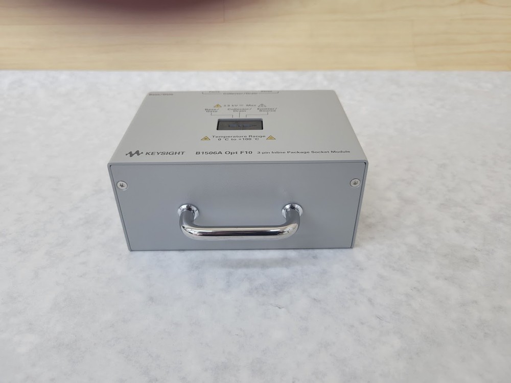 Keysight Technologies B1506A 3-pin Inline Package Socket Module F10