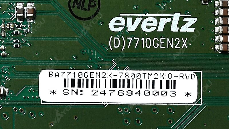 Evertz 7800TM2‑3G +3RU Dual SD/HD/3G Time Code Processor Card +3RU