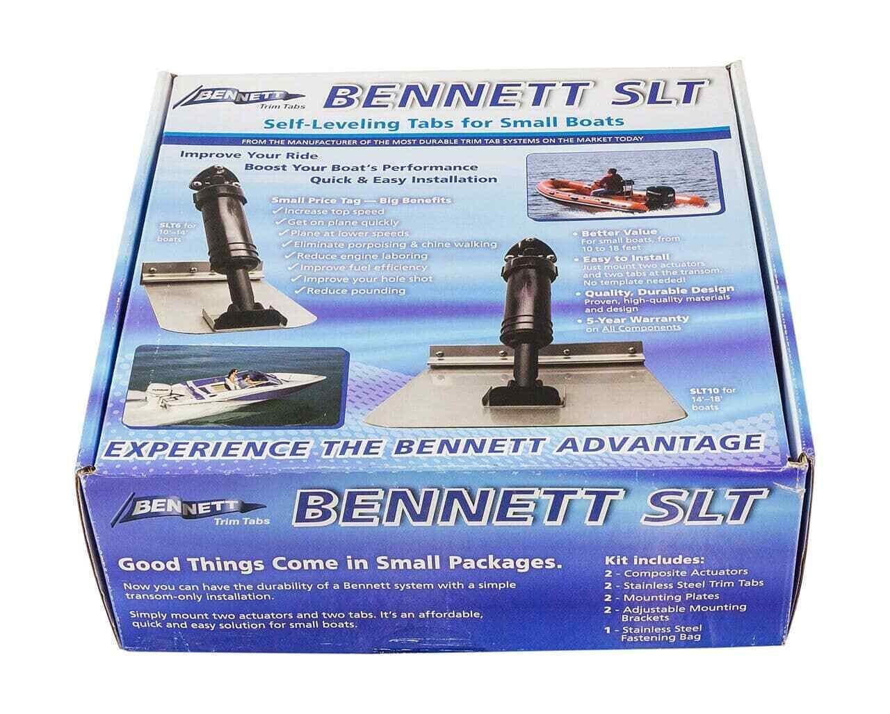 Bennett Marine Self-Leveling Boat Trim Tabs System for Boats 17ft - 20ft SLT10