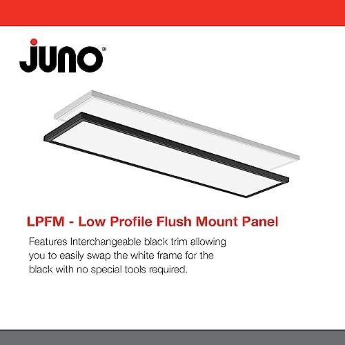 Low Profile Flush Mount Flat Panel Ceiling Light, 3-in-1 Switchable LED Panel