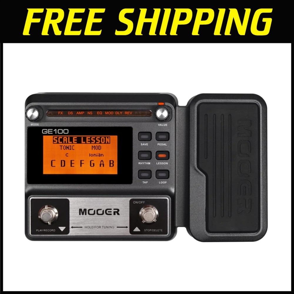 Multi-Effects Pedal: Distortion, Expression Volume