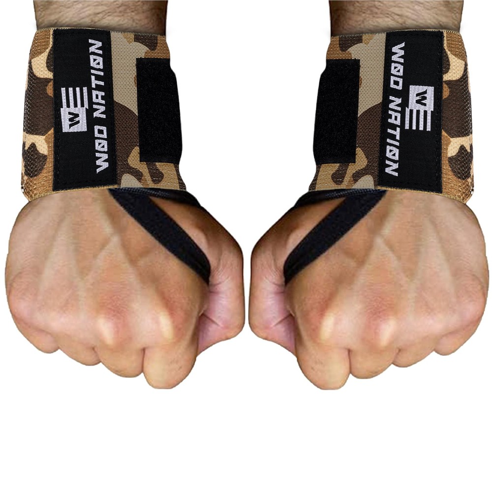 Wrist Wraps - Secure Hook-and-Loop Closure & Wrist Support - Thumb Loop for W...