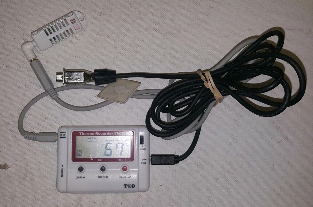 Thermo Recorder Data Logger, Temperature and Humidity, TR-72Ui