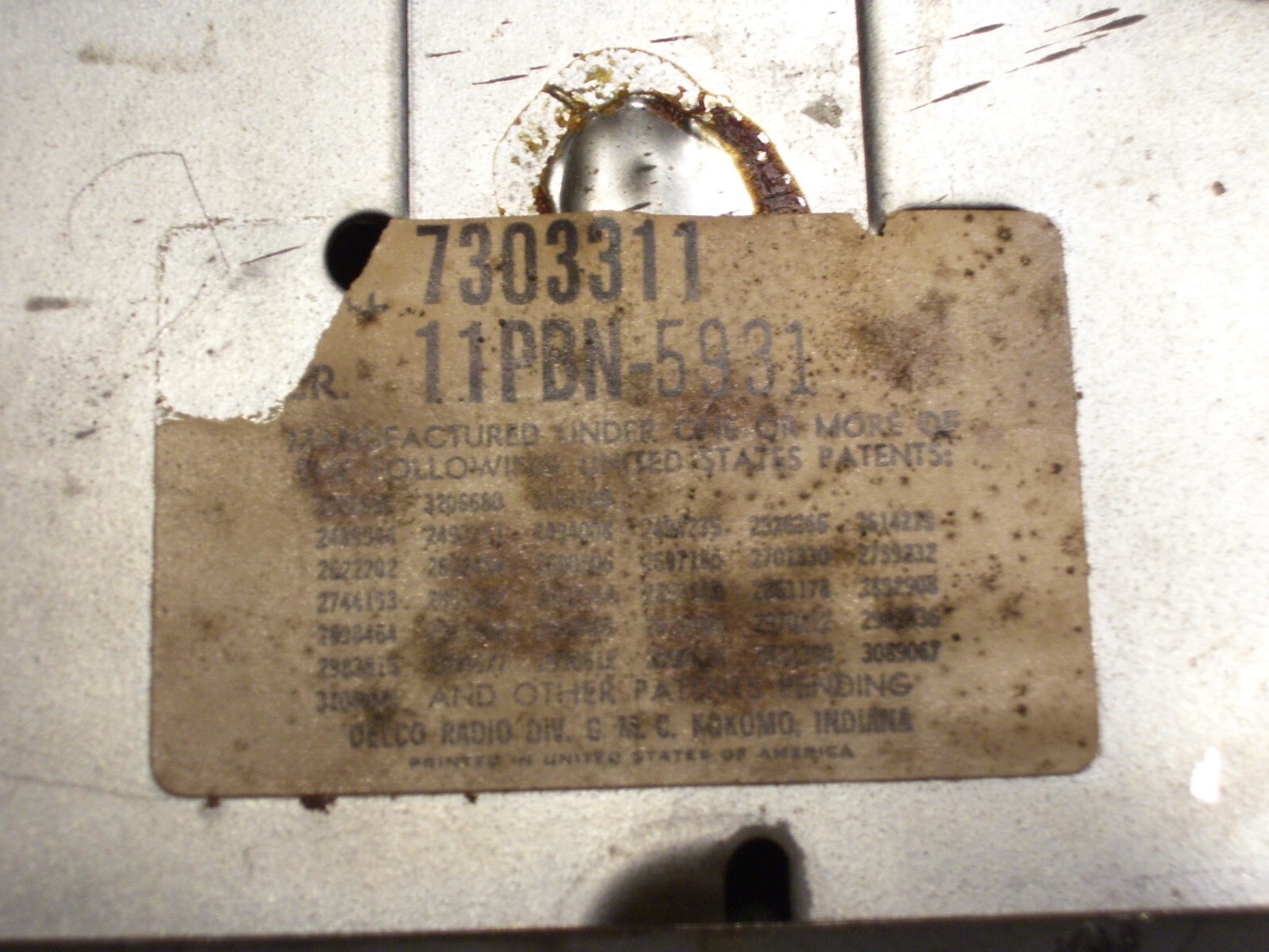 68 1968 Chevy Impala Belair radio & knobs Good Working & warranty