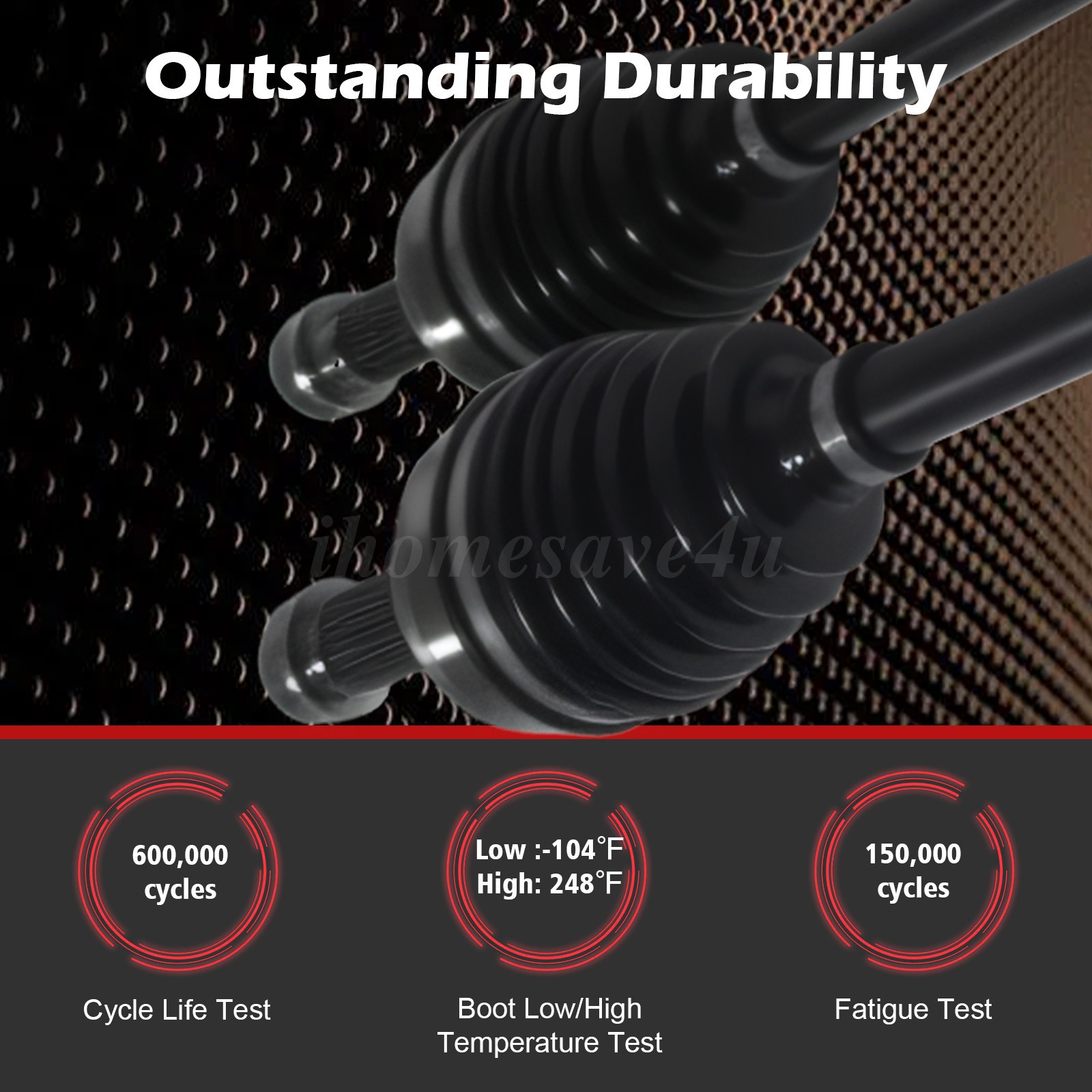 Pair Front CV Axle Shaft Set For 2006 2007 2008 2009 2010-2015 Honda Civic FWD