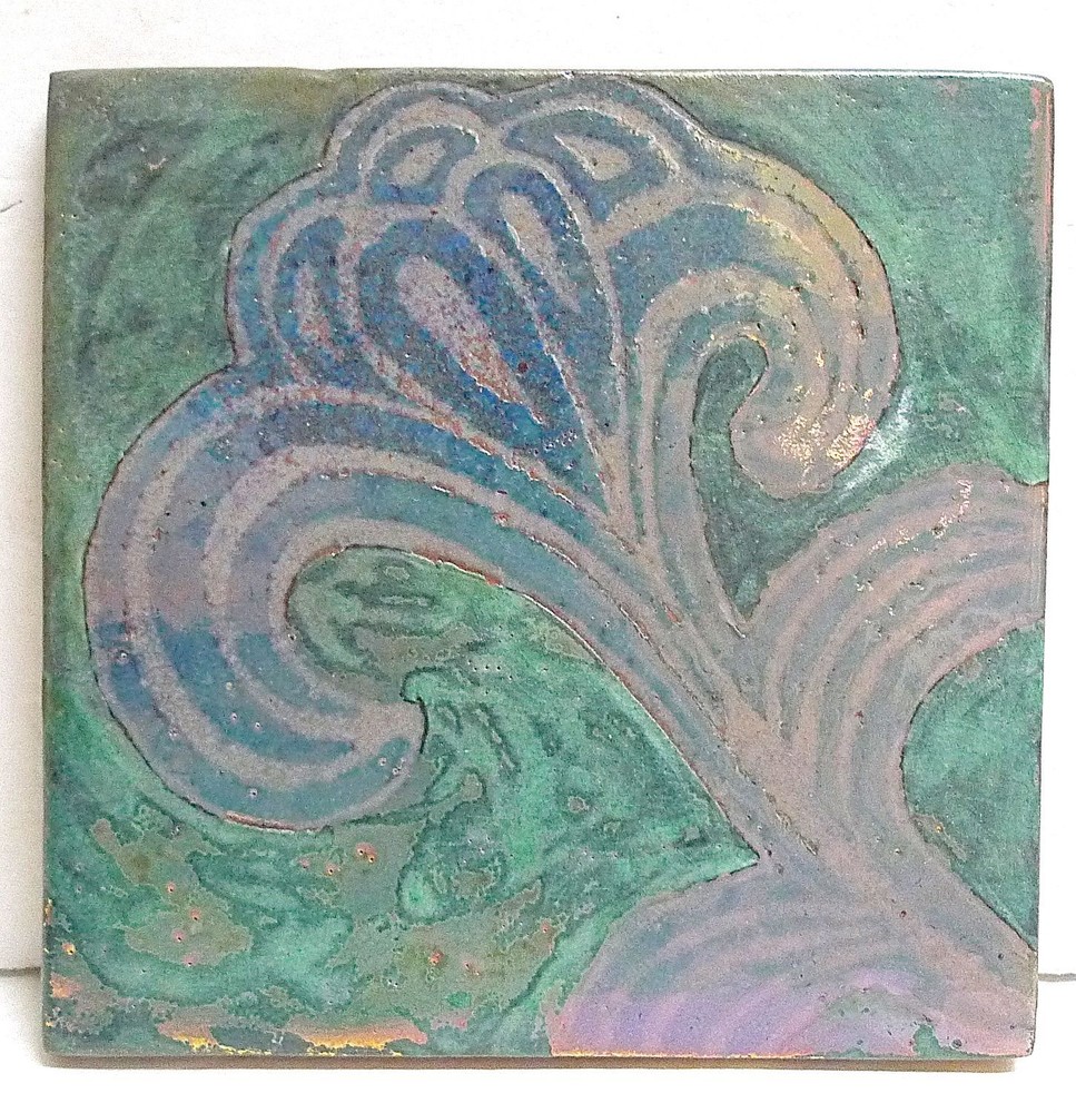 Contemporary Flower Tile by Haggerty