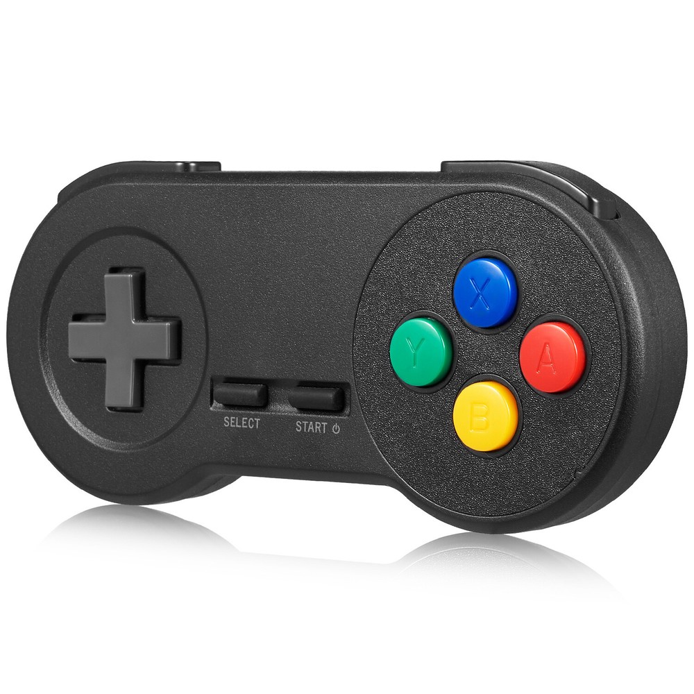 Wireless USB SNES Controller Game pad for Super Retro Games Windows PC Mac Linux