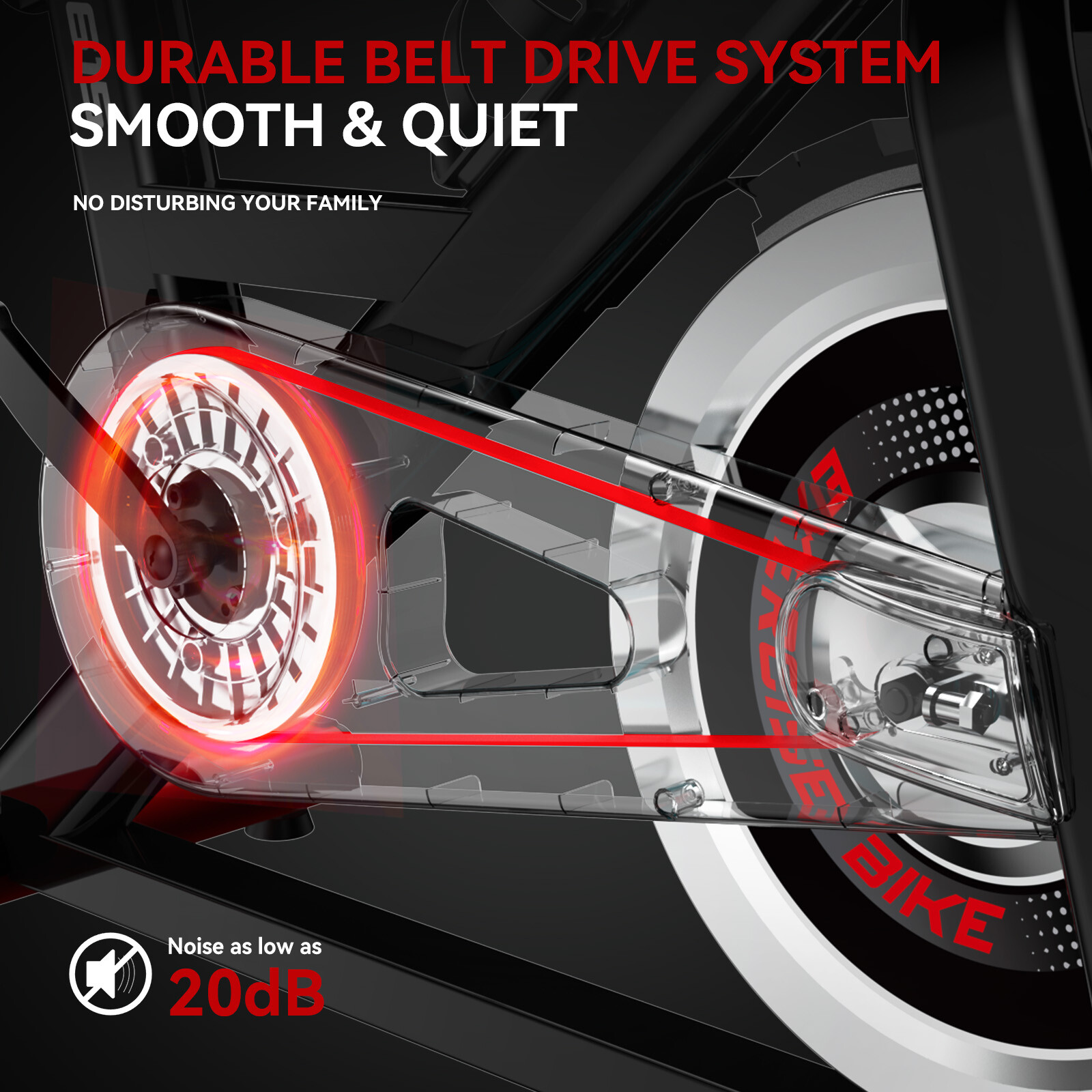 Indoor Cardio Workout Bike Stationary Bike Cycling Fitness Bike Exercise Bike