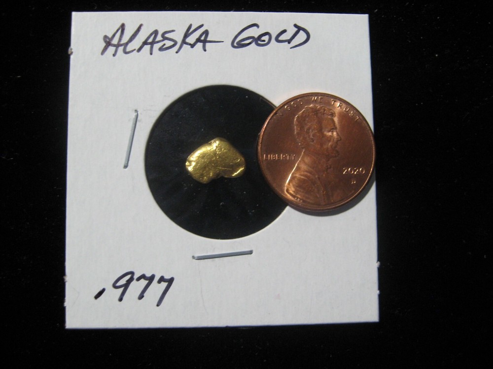 ALASKA GOLD NUGGET .977 GRAM