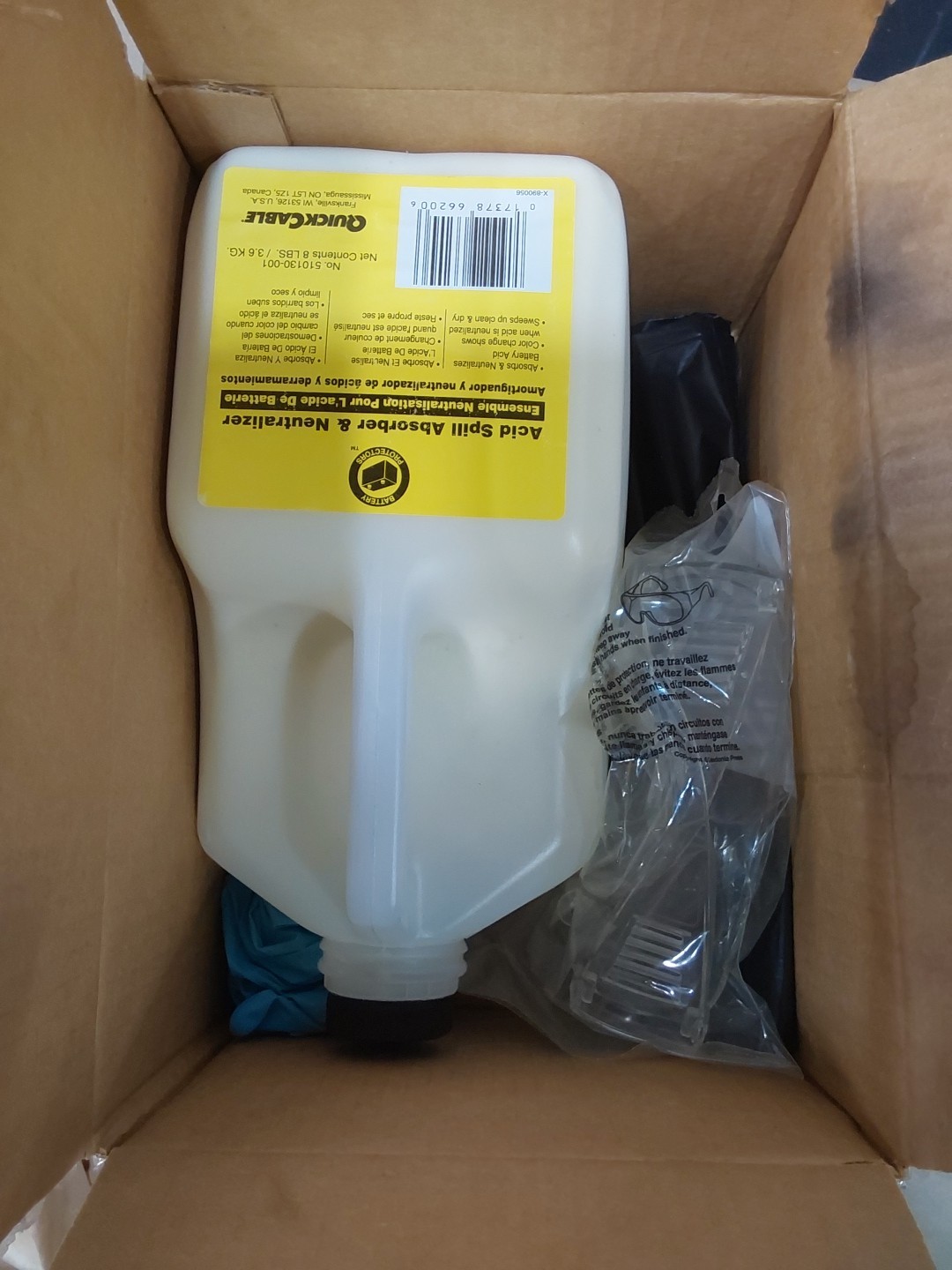 RESCUE® 1 Gallon Battery Acid Spill Kit part # 510195-001