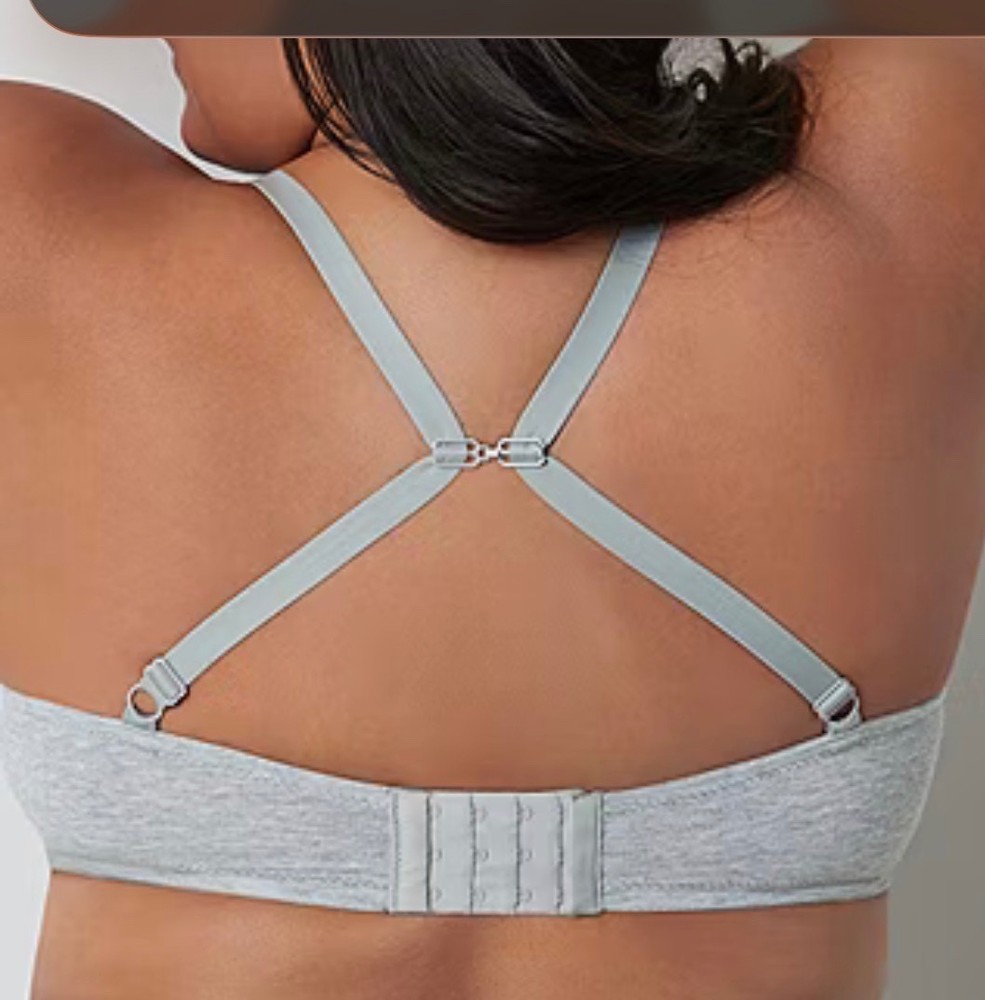 Ambrielle Cotton Wireless Full Coverage Bra
