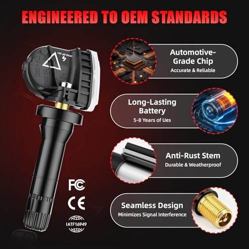 Pre-Programmed 433Mhz TPMS Sensor Compatible with GMC Acadia(2016-2022) | GMC