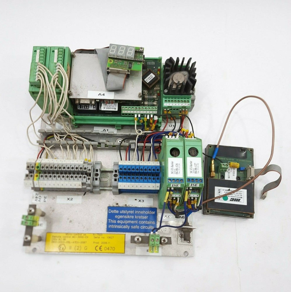 Micro Control Cavotec DNV -2003-OSL-ATEX-0087 MC-3000-EX N-7500 Remote Control