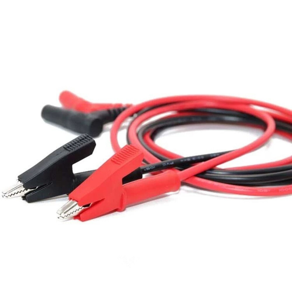 For alligator Clip Test Leads with Enhanced Safety for Electrical Testing