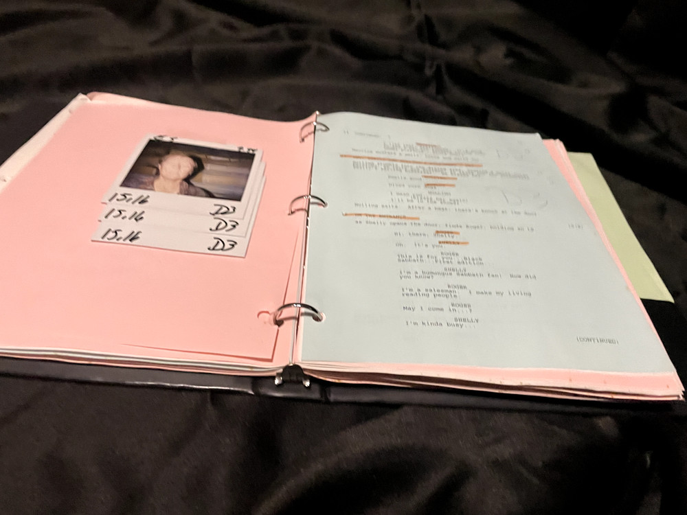 Northern Exposure Script with Cast Polaroids - The Robe