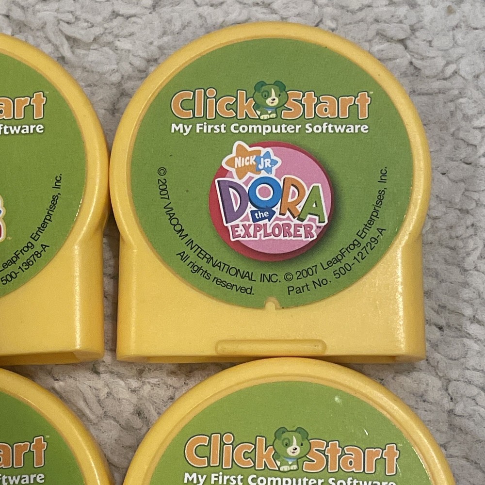 4 Vintage LeapFrog My First Computer Software Programs Kai-Lan Cars Diego Dora