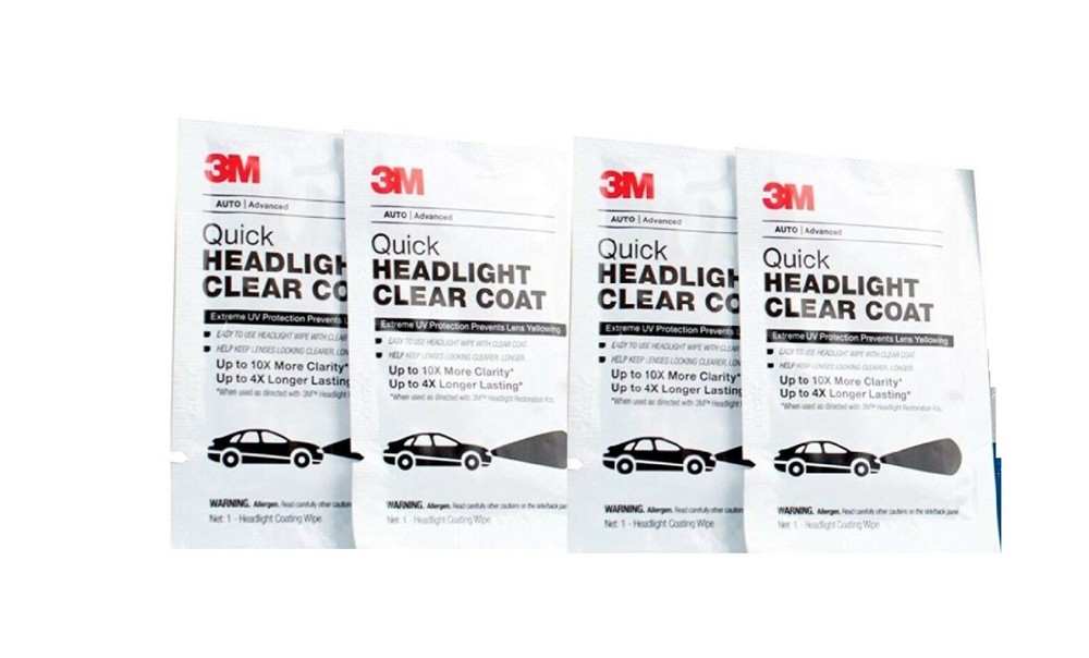 3M Quick Headlight Clear Coat 4x wipe lot