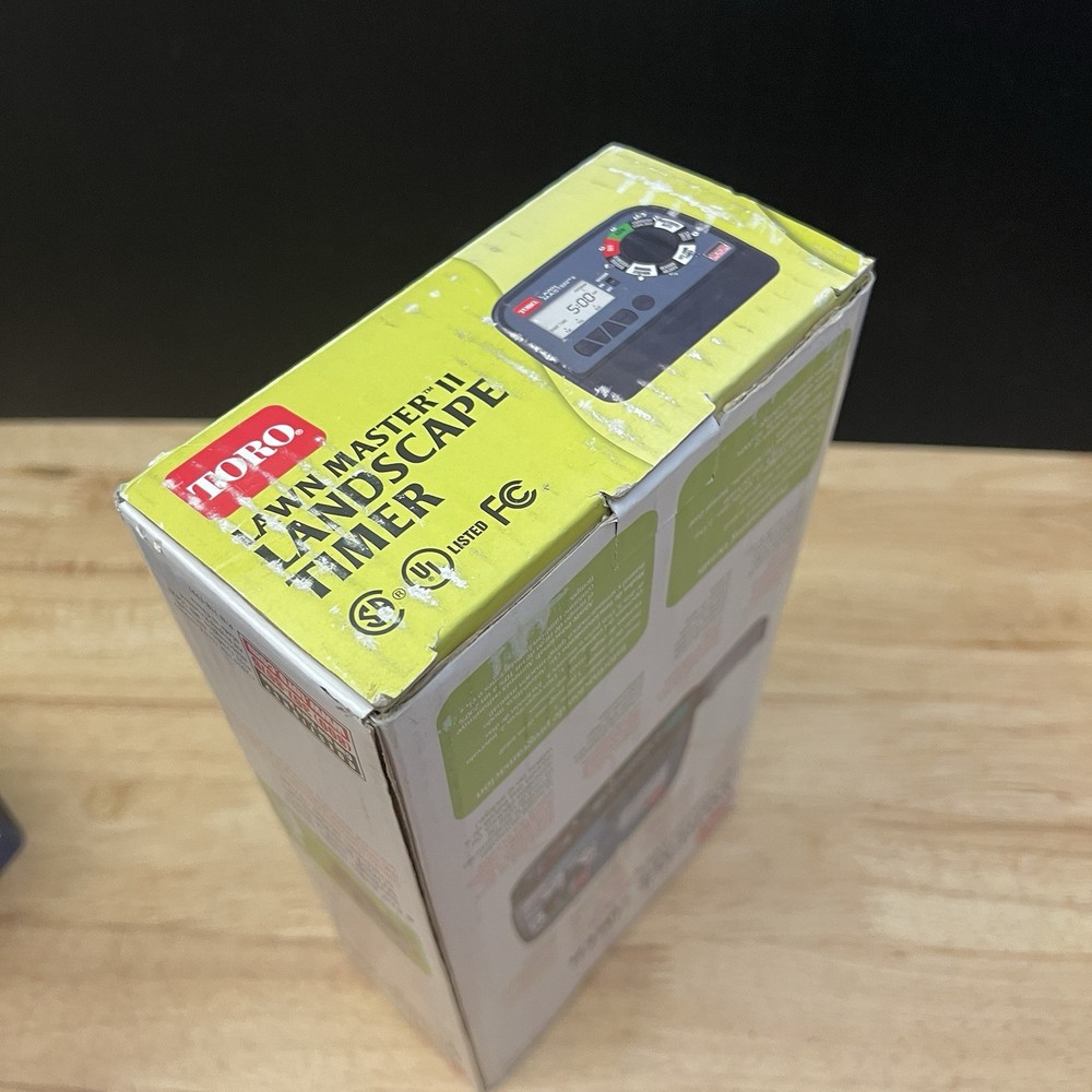TORO - Lawn Master II Model 53805 Automatic 4 Zone Sprinkler Landscape Timer