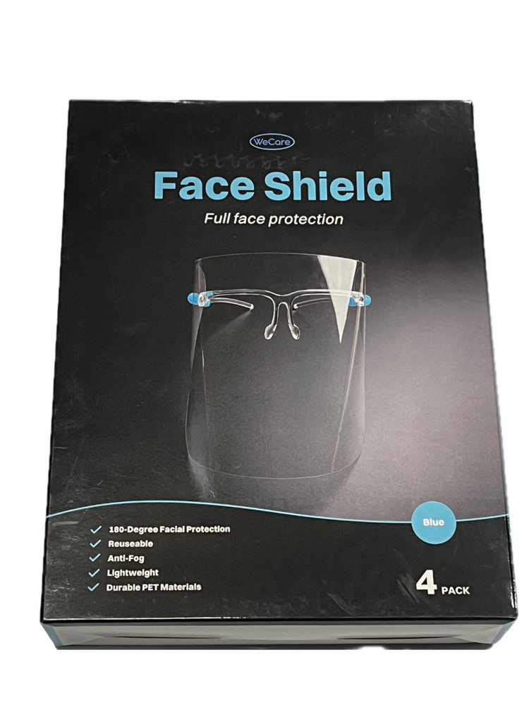 WeCare Face Shield Mask - 4pk