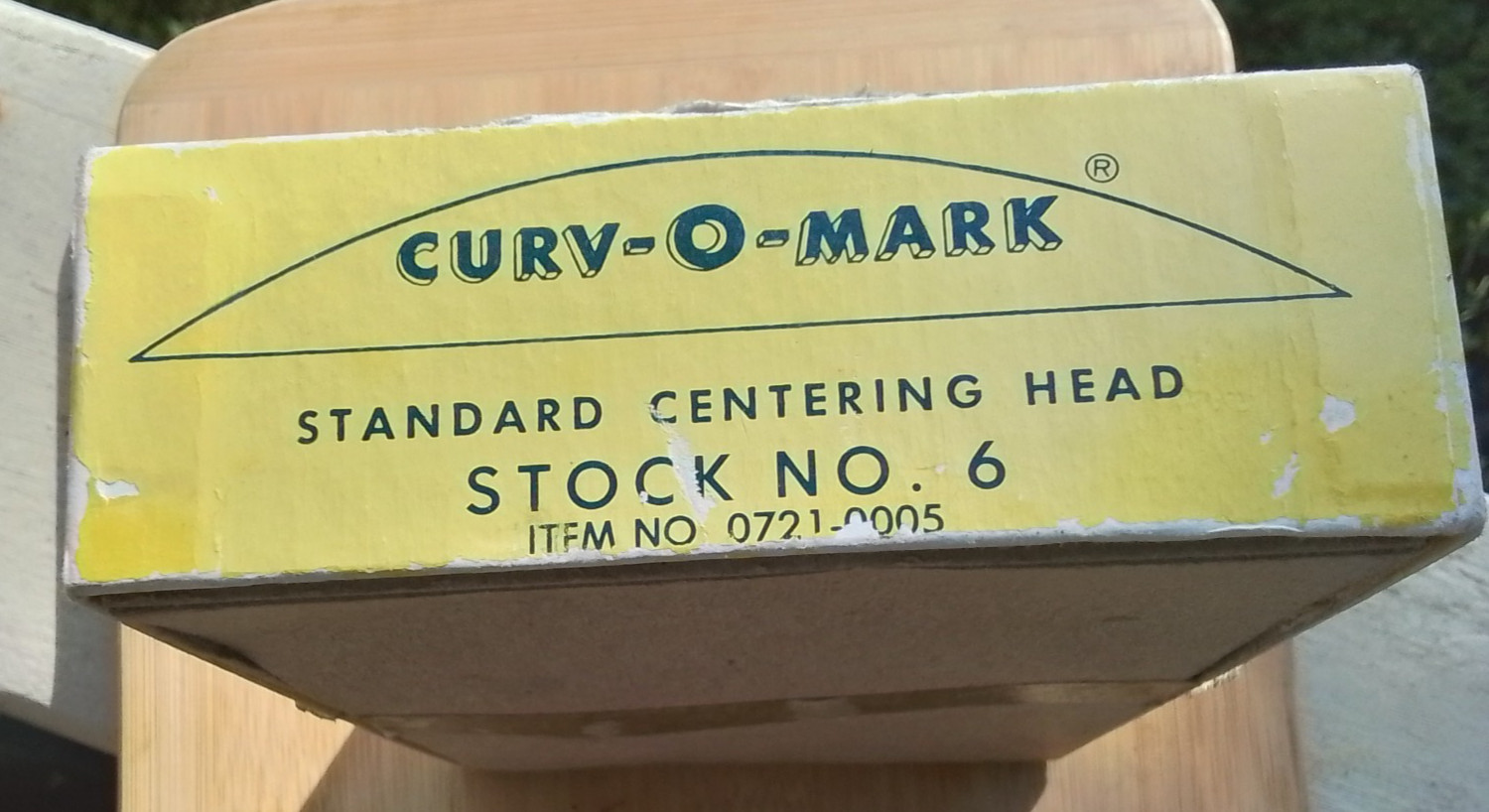 CURV-O-MARK Tool #6 CENTERING HEAD for a Contoured Workpiece