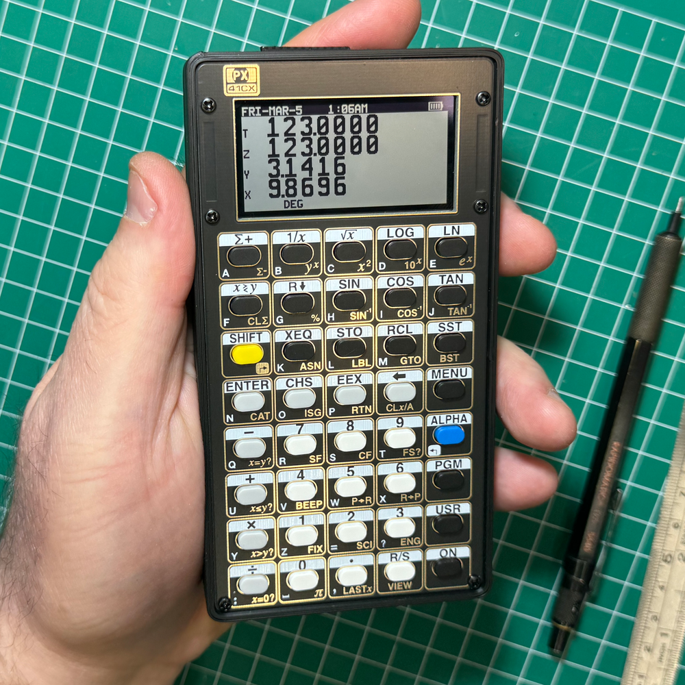 PX-41CX BUILD a HP-41CX emulator FULLY ASSEMBLED