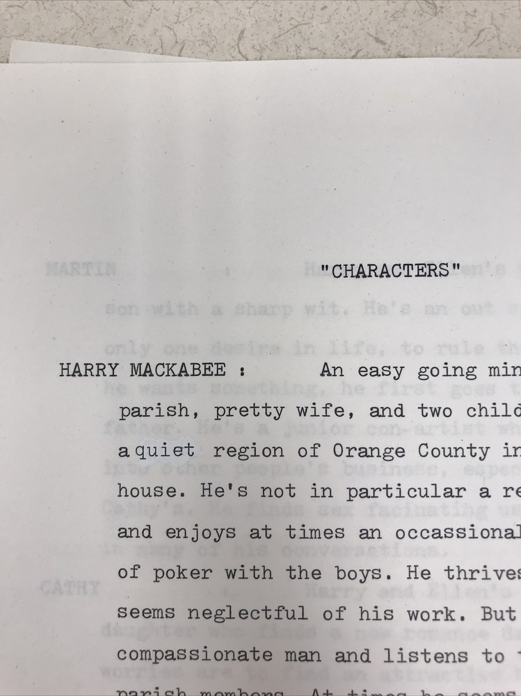 Vintage Script Hell’s Angel Sitcom Pilot Spec By Stephen Sustarsic