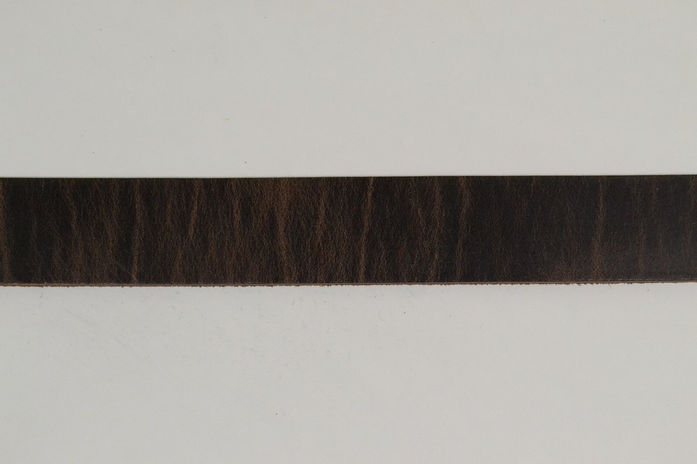 Belt Strip - Chocolate rustic oil tan pullup - 54" - Various Widths (E417)