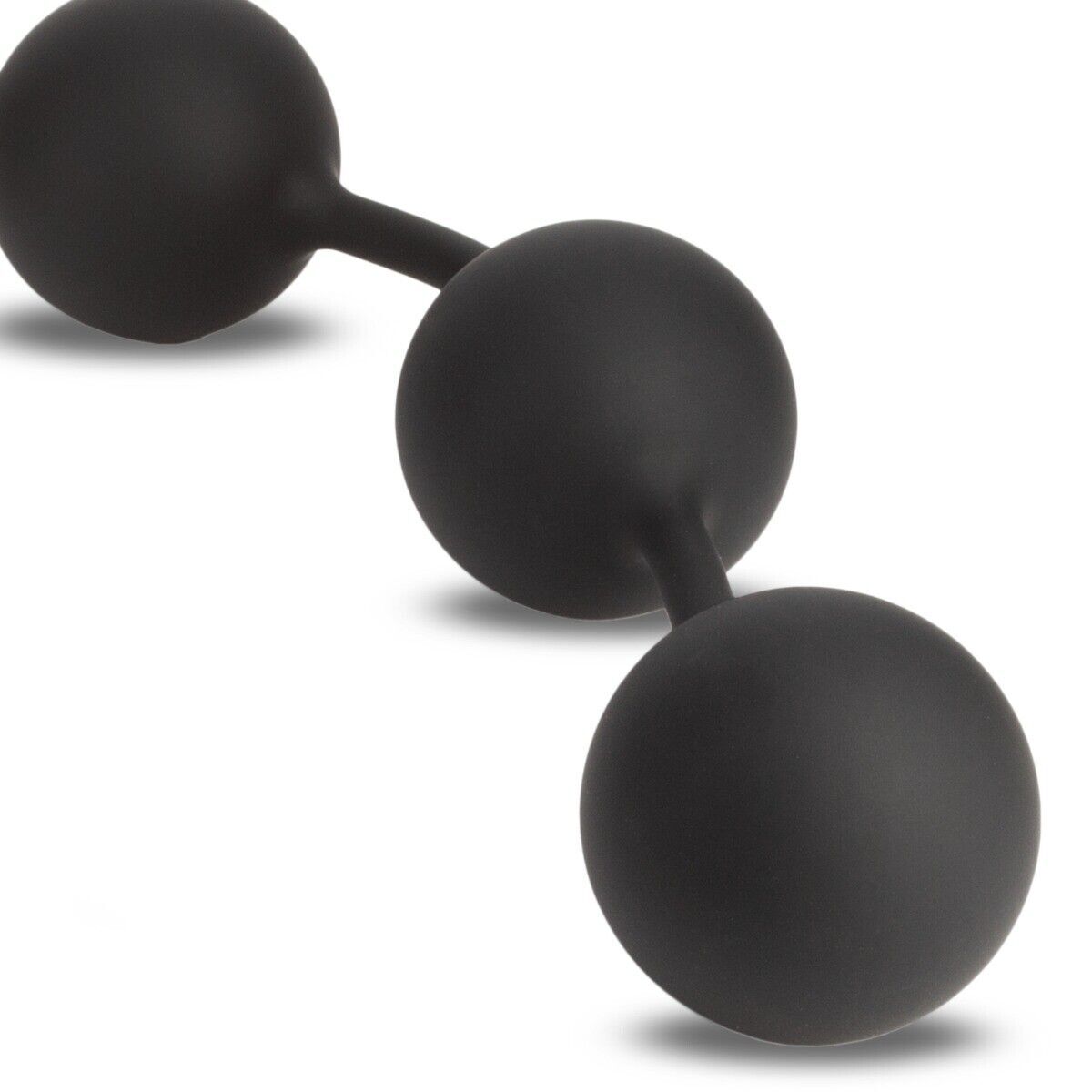 Silicone 2.35" Super Big Huge Extra Large XL Anal Beads Butt Plug Pull Ring