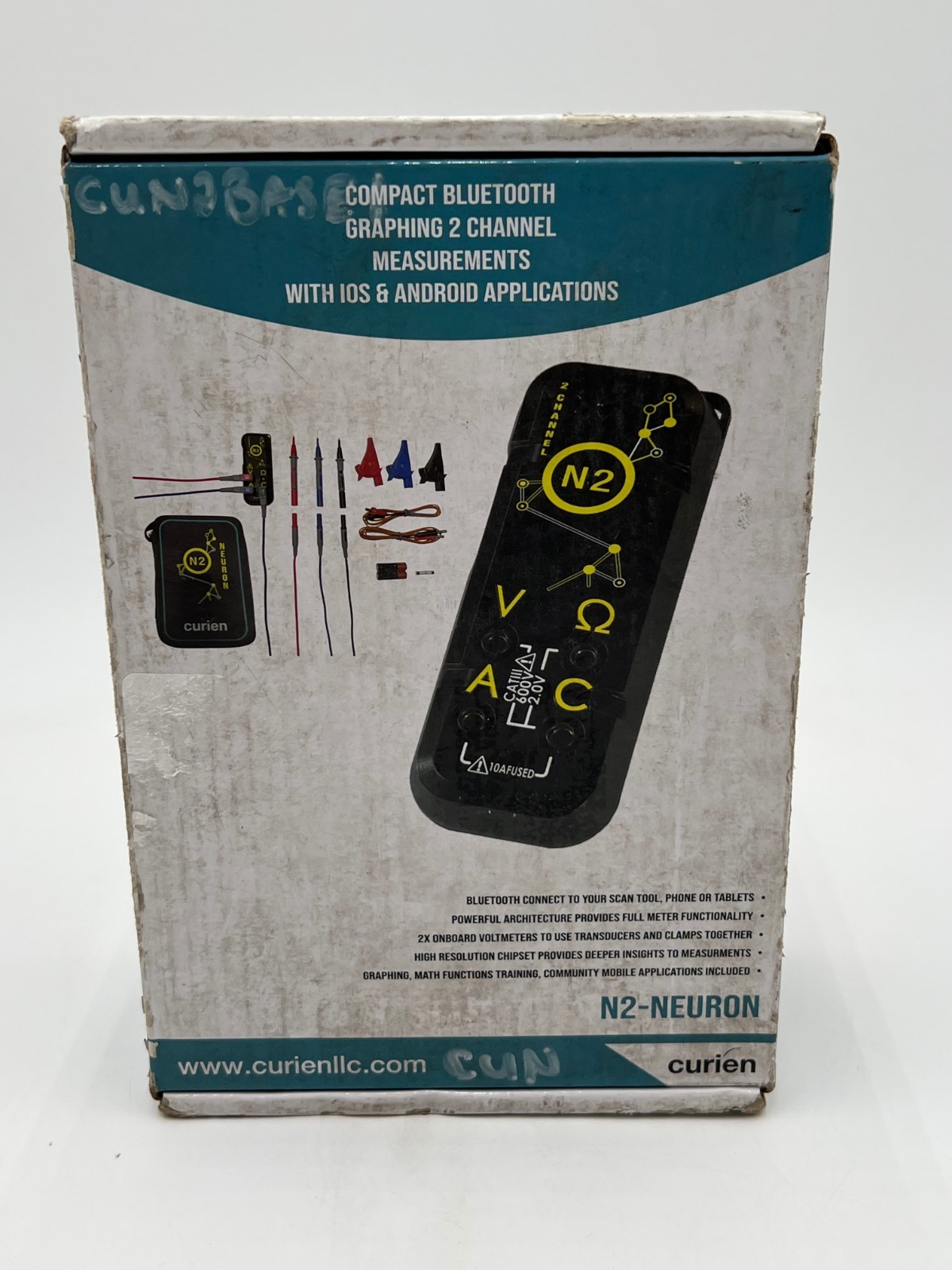 Curien N2 Neuron Bluetooth 2-Channel Graphing Multimeter Diagnostic Tool NEW